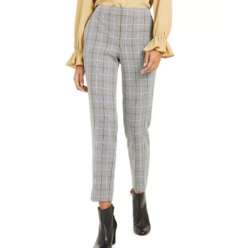 Bar III Plaid Straight-Leg Pants women’s size 14